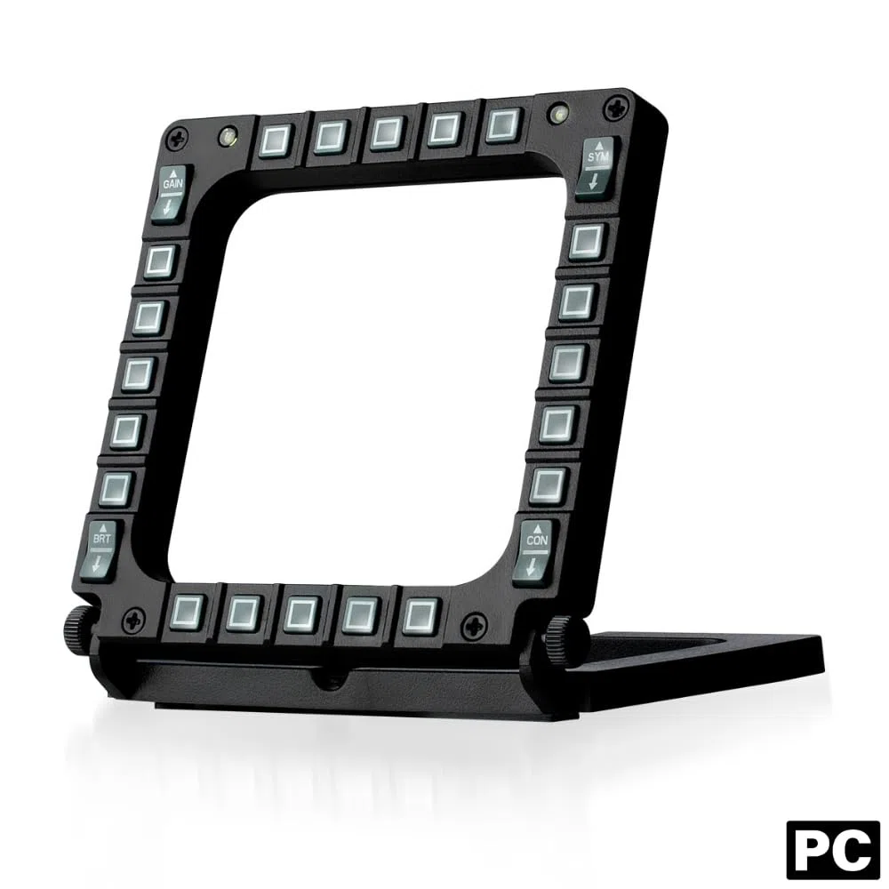 Thrustmaster MFD Cougar Set – Set di 2 Pannelli Cockpit per Simulatori di Volo, Tasti Programmabili e Display Multifunzionali per PC, Perfetto per Appassionati e Professionisti