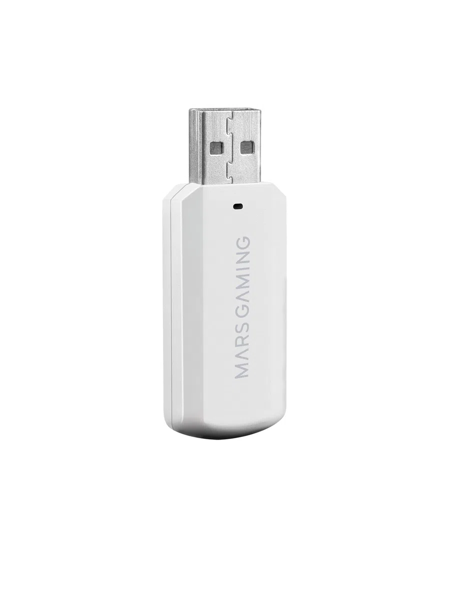 Mars Gaming MHW-100 Bianco Cuffie Wireless ARGB Flow Microfono ENC Rimovibile Ultraleggero Cancellazione Passiva Rumore Compatibilità Universale