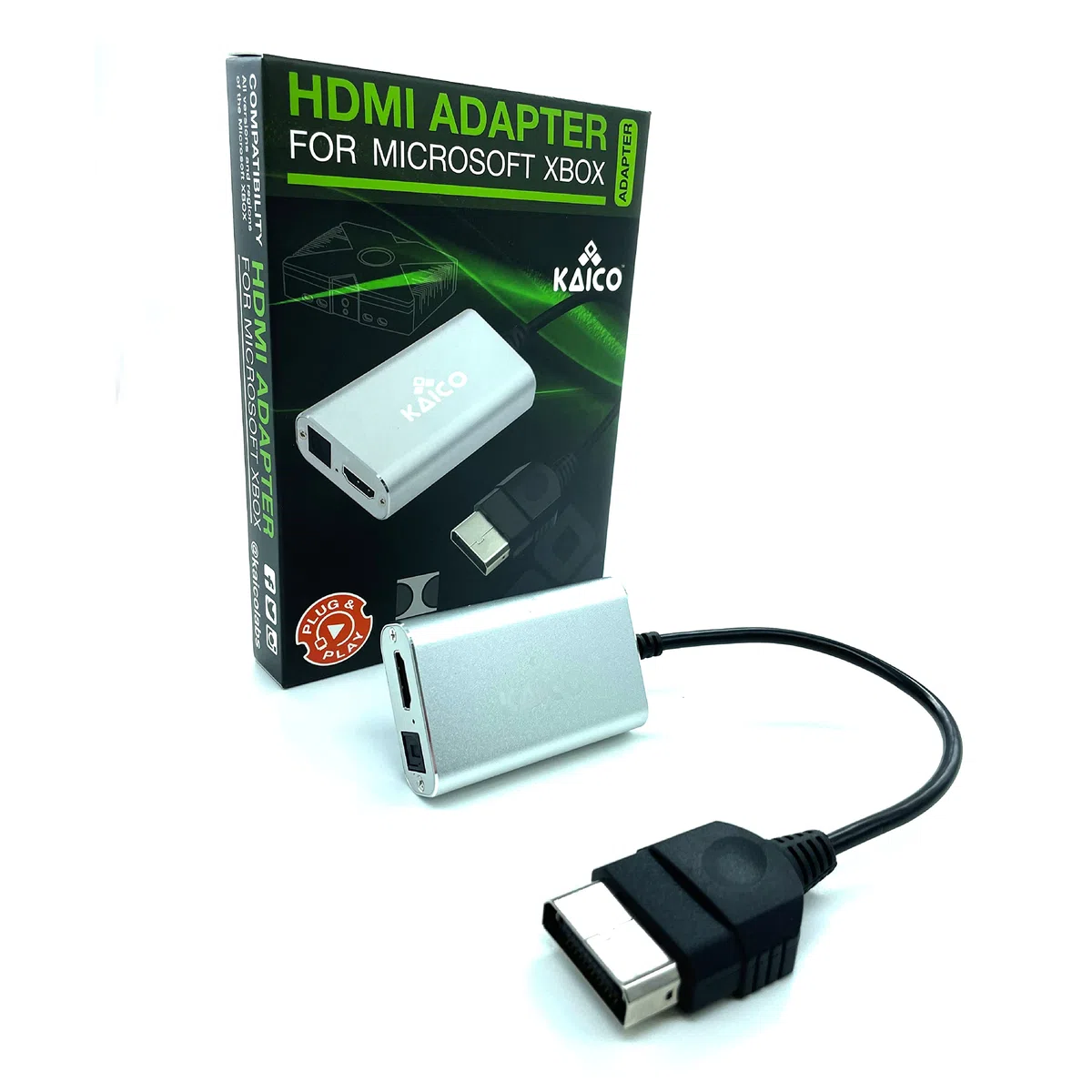 Kaico Adattatore HDMI Xbox Originale Compatibile Dolby Digital 5.1 Porta Ottica Toslink Xbox2HDMI