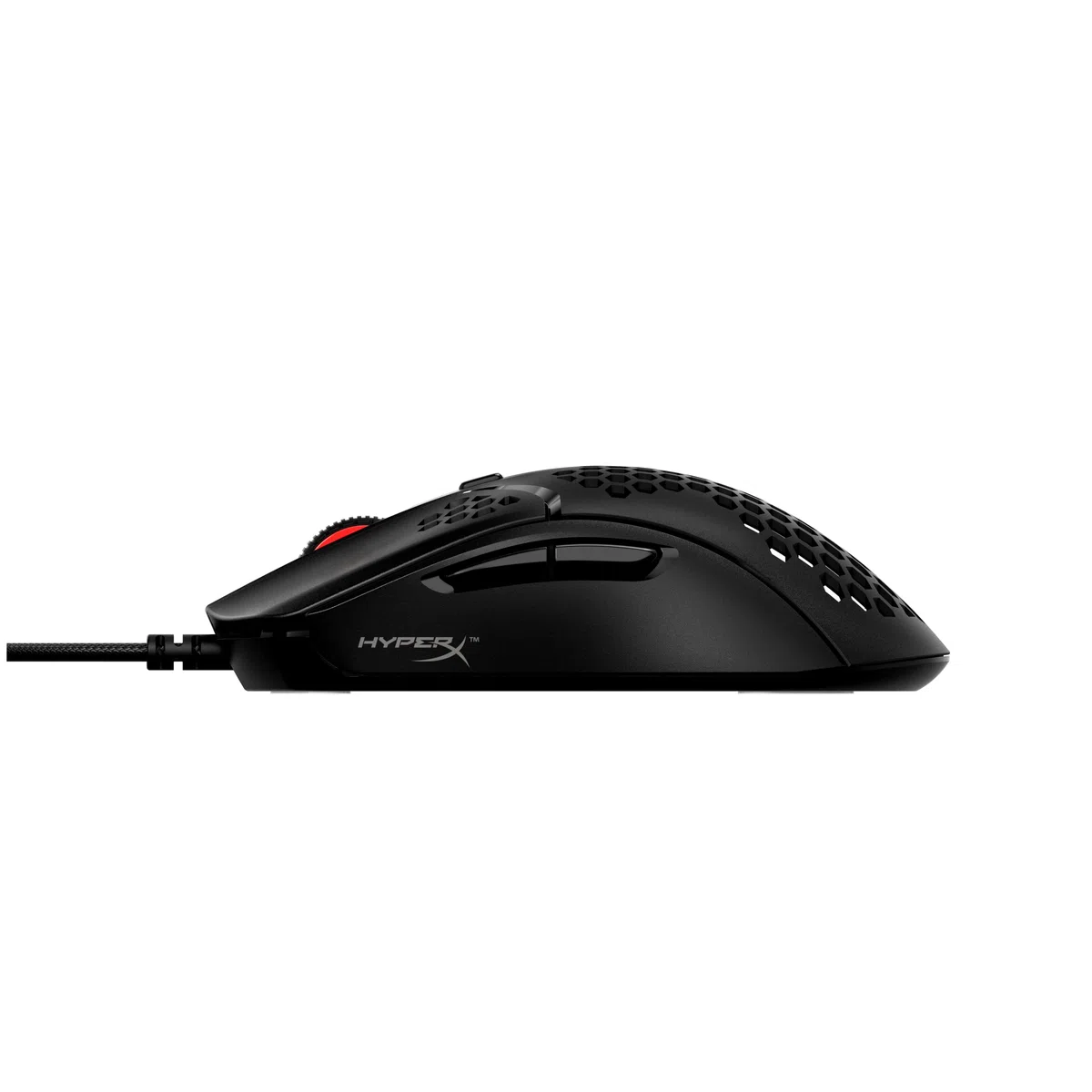 HyperX Pulsefire Haste, Mouse Gaming Cablato, Illuminazione RGB, 6 Tasti Programmabili, 16000 DPI, Resistenza fino a 60 Milioni di Clic, Cavo HyperFlex, Compatibile con Diverse Piattaforme, Nero