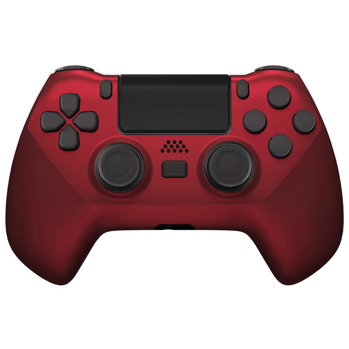 eXtremeRate DECADE Torneo Aggiornamento Kit per ps4 Controller CUH-ZCT2(Non Controller), Cover Shell&Tasti Posteriori&Trigger Stop, Accessori per ps4 Joystick JDM-040/050/055, Rosso
