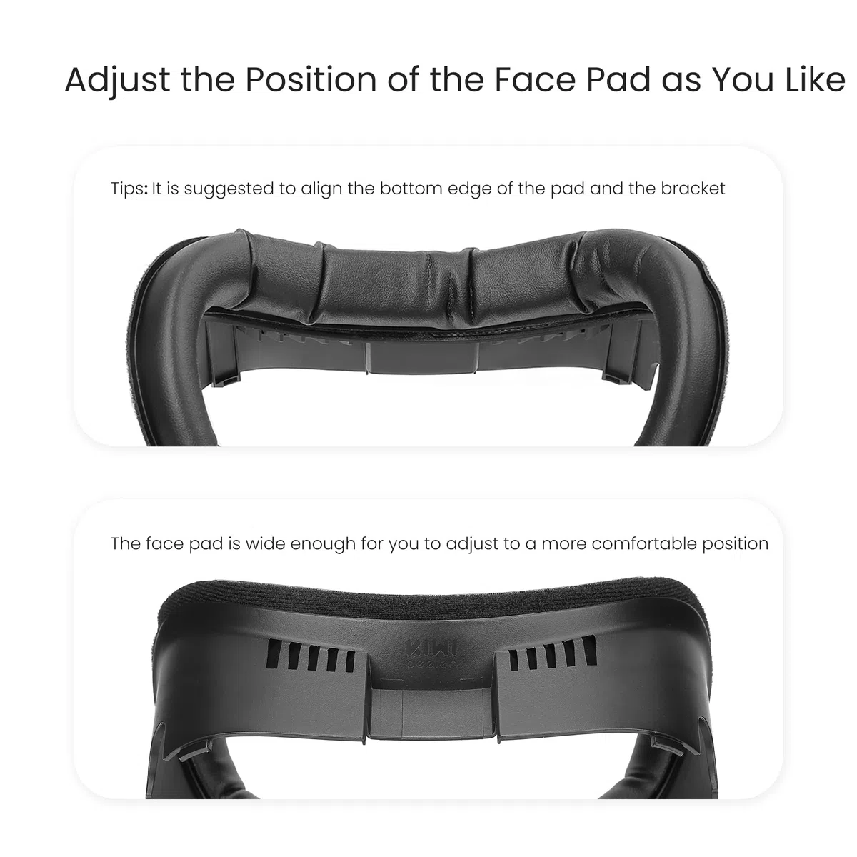 KIWI design Interfaccia Facciale V3 Compatibile con Meta Quest 3 Accessori, Cuscino Facciale in Pelle PU