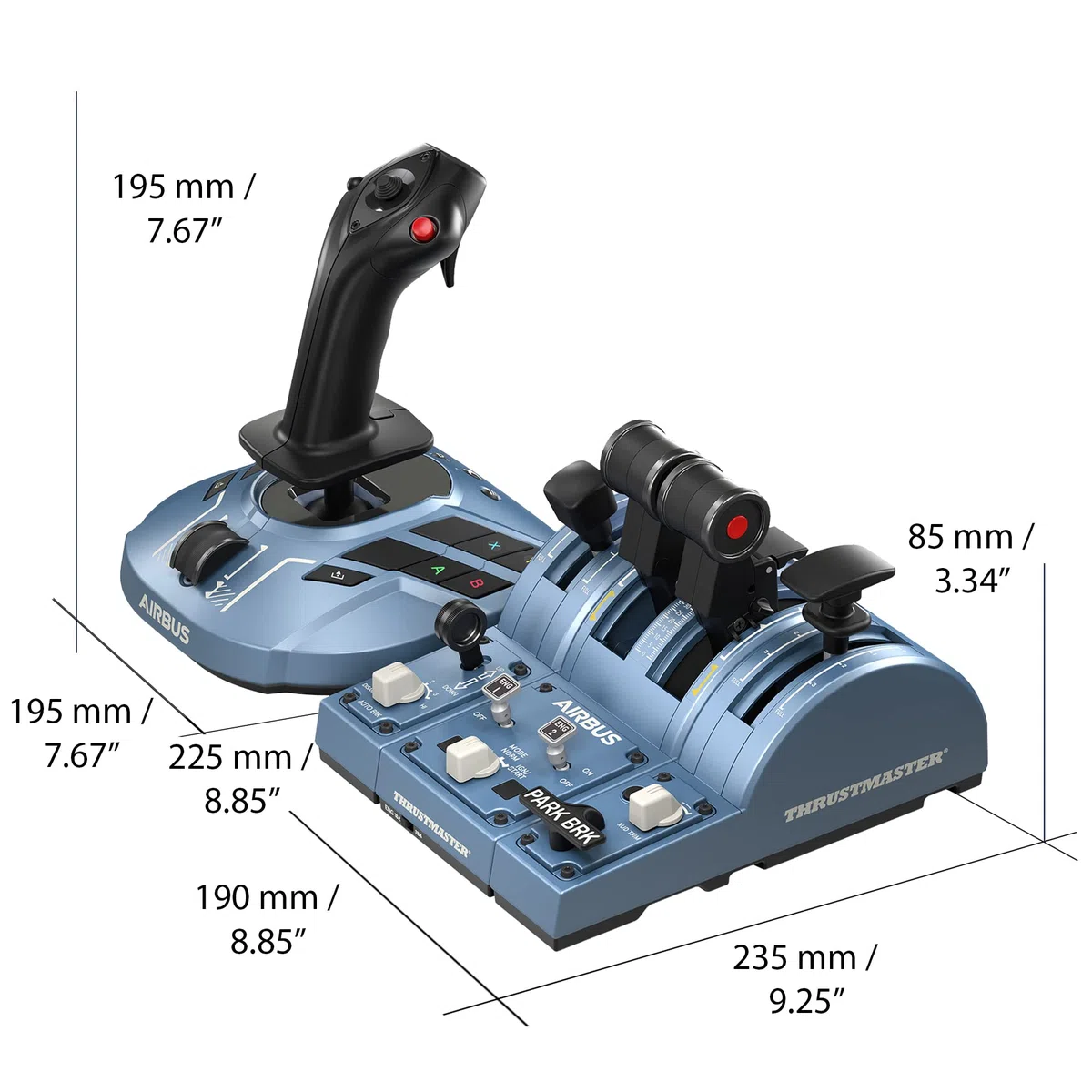 Thrustmaster TCA Captain Pack X Airbus Edition Xbox Series X|S PC Ambidestro