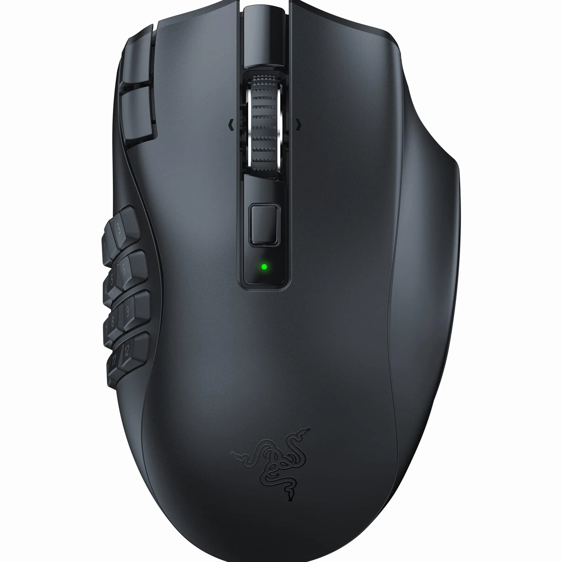 Razer Naga V2 HyperSpeed Mouse da Gioco MMO Wireless Ergonomico 19 Pulsanti Programmabili Nero