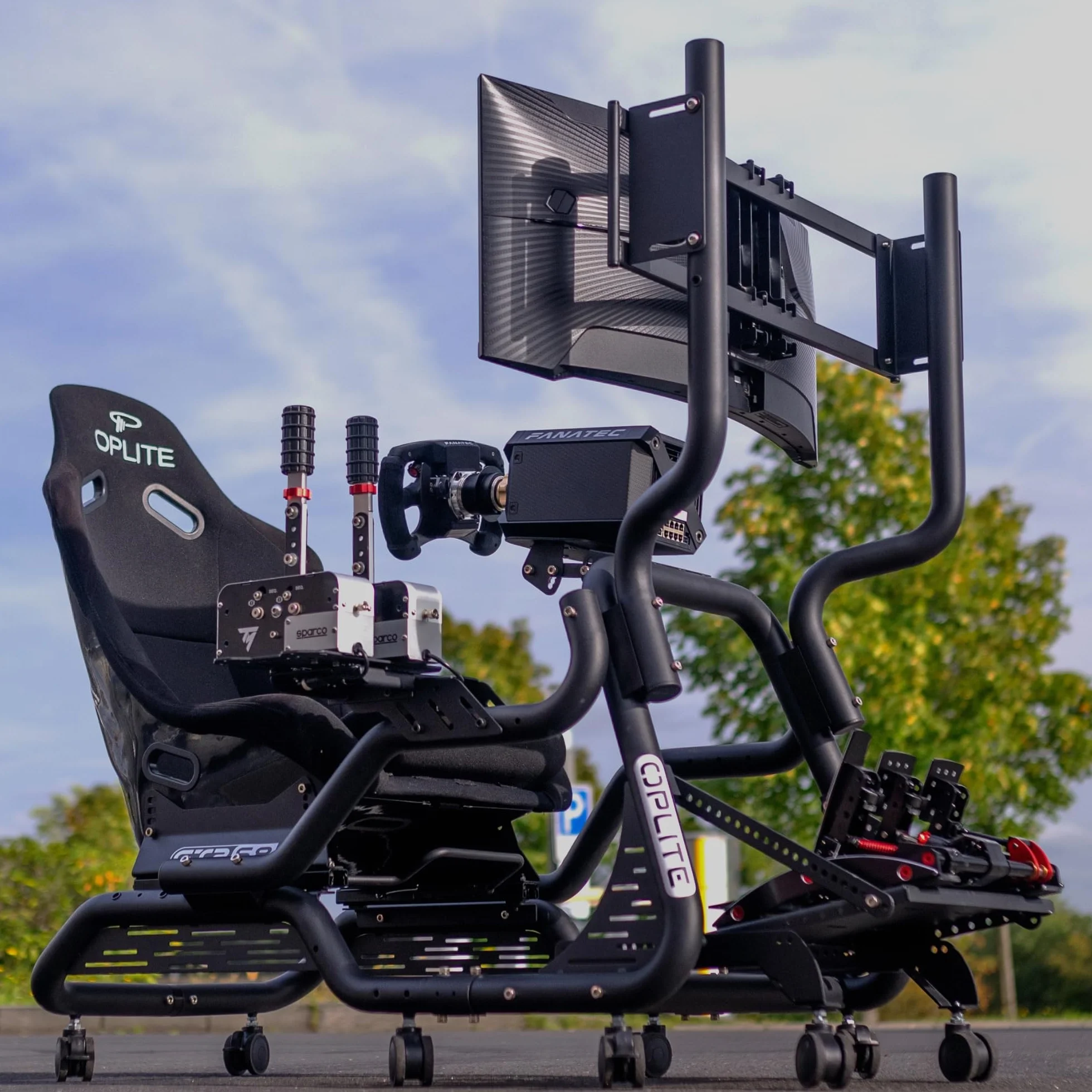 OPLITE Supporto Leva Cambio Freno a Mano Cockpit GTR Classics