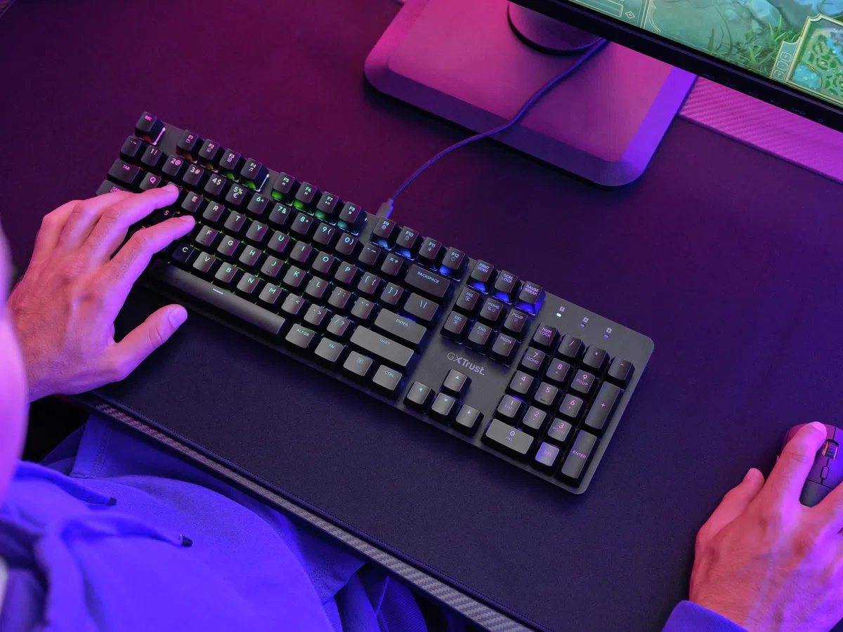 GXTrust 871 Zora Tastiera Meccanica Gaming Layout Italiano QWERTY RGB Retroilluminata Tasti Huano Lineari Anti-Ghosting N-Key Rollover USB Nero