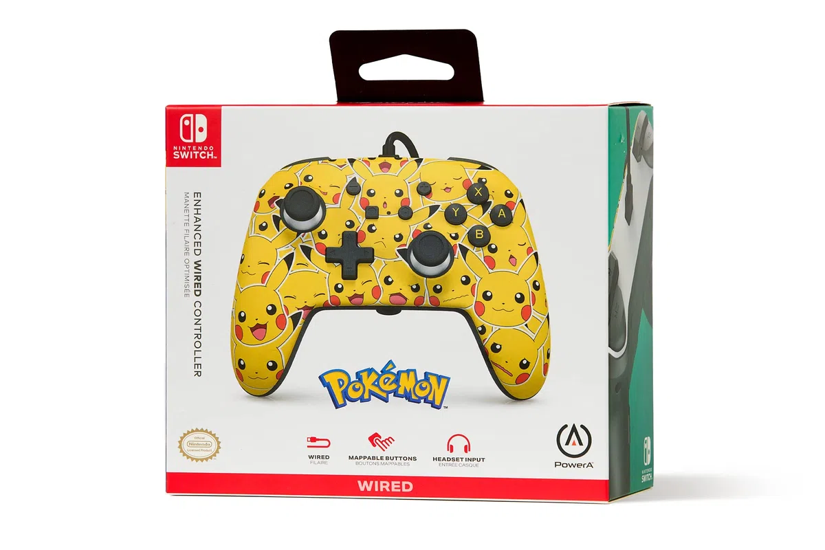 Controller cablato avanzato PowerA per Nintendo Switch - Umori di Pikachu