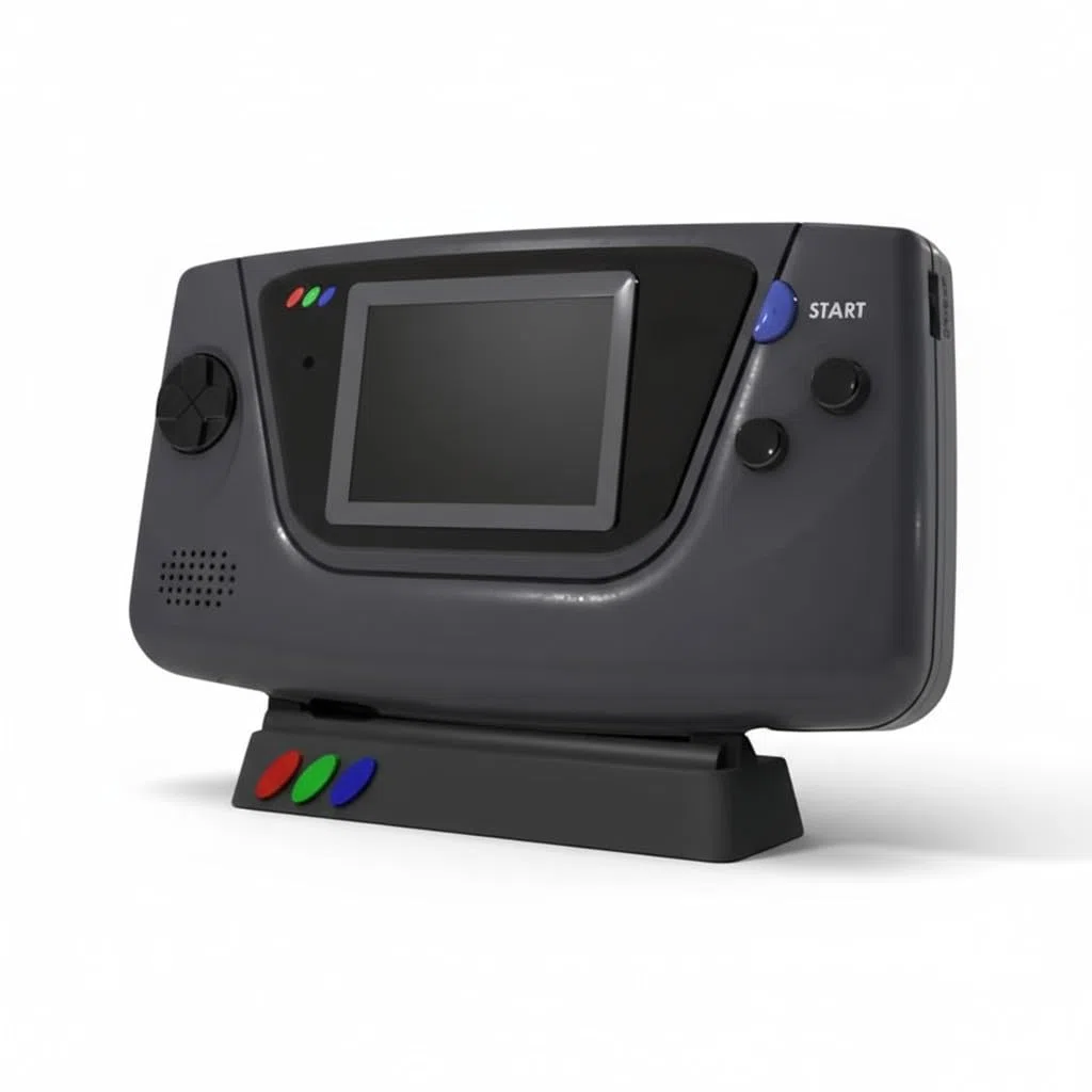 Stand per Sega Game Gear - Supporto di presentazione e protezione console retrò