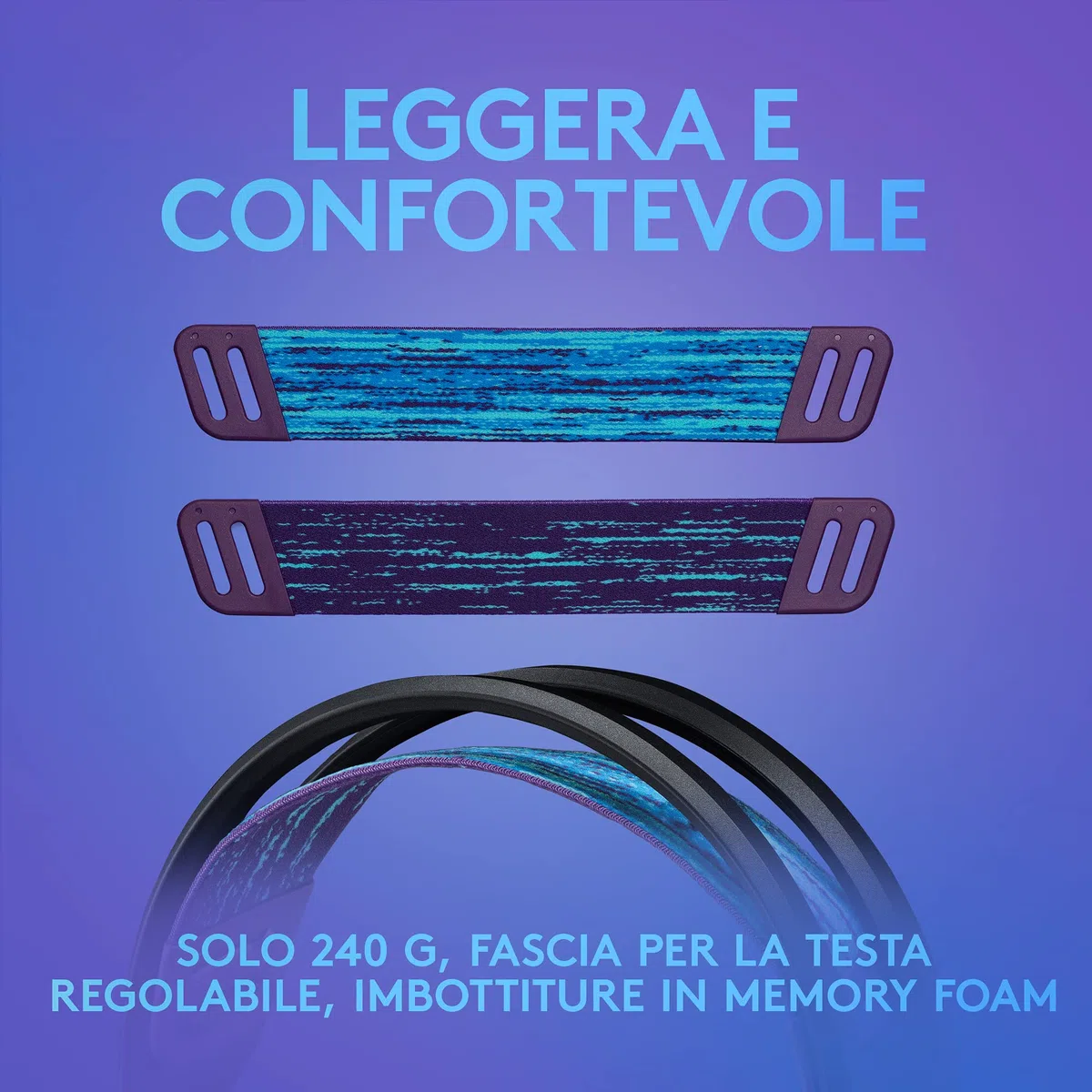 Logitech G G335 Cuffia Gaming Cablata con Microfono Flip-to-Mute, Jack 3,5 mm, Memory Foam, Leggera, Compatibile PC, PS, Xbox, Nintendo Switch - Nero