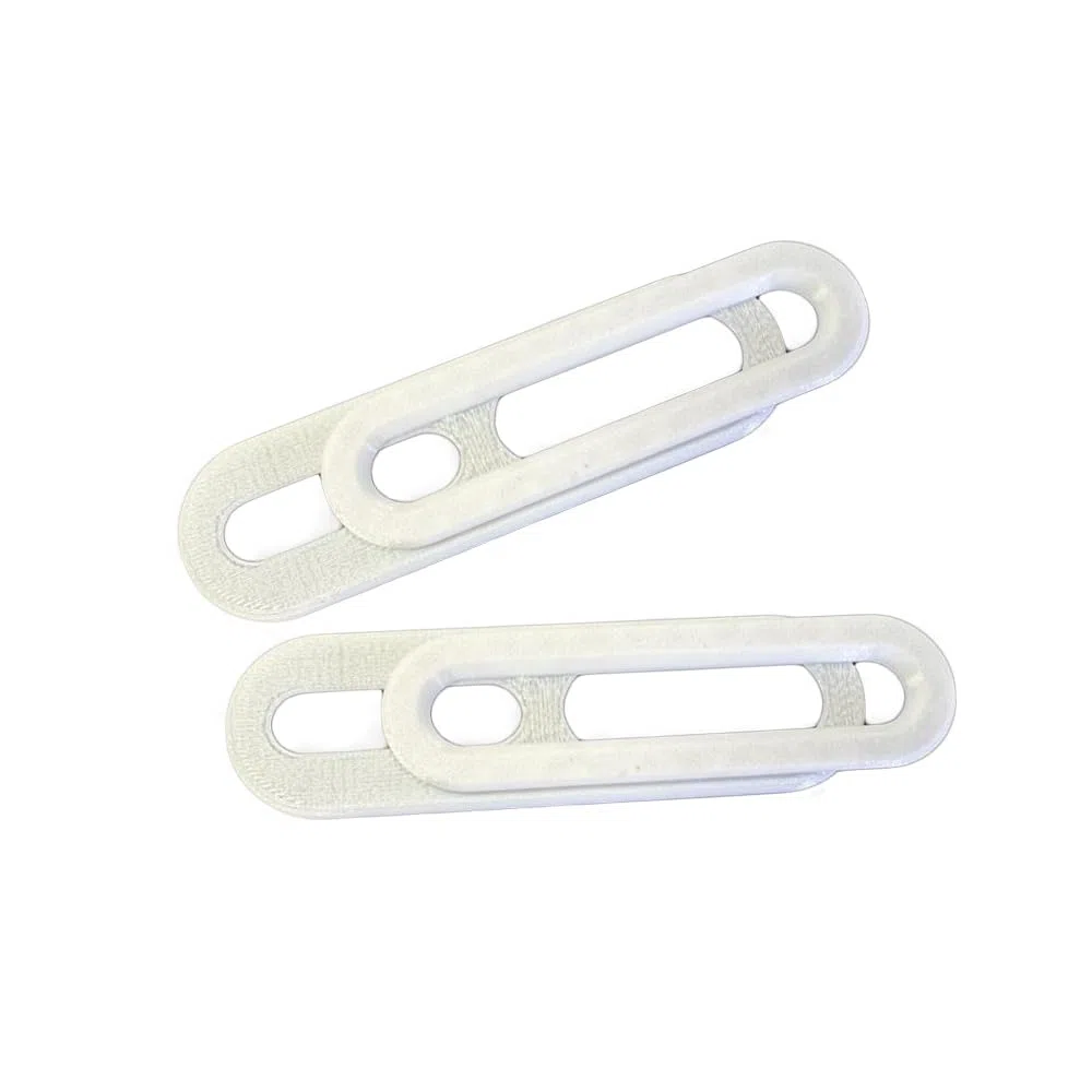 2 adattatori per la testa Meta Quest 3, per Quest 2, cinghia per la testa, connessione a Quest 3, accessori per la testa stampati in 3D (Whlte)