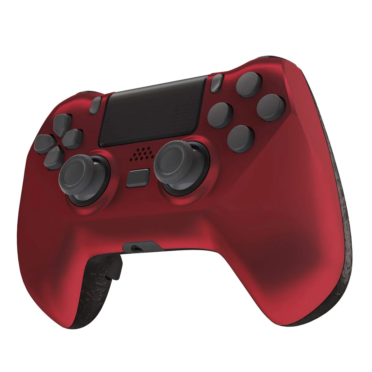 eXtremeRate DECADE Torneo Aggiornamento Kit per ps4 Controller CUH-ZCT2(Non Controller), Cover Shell&Tasti Posteriori&Trigger Stop, Accessori per ps4 Joystick JDM-040/050/055, Rosso