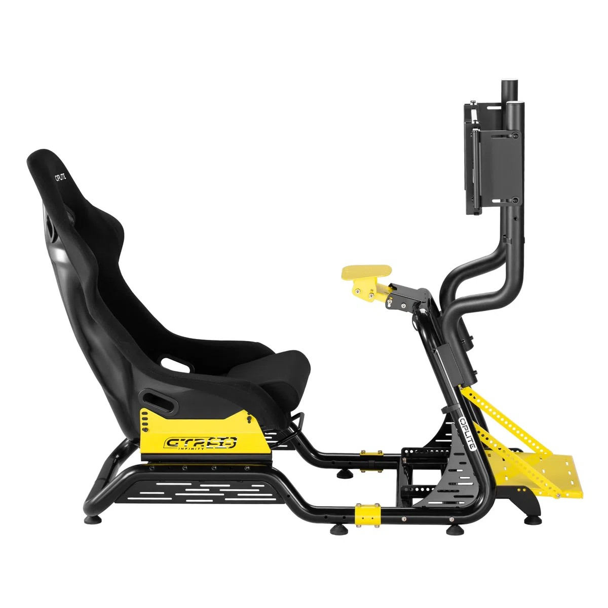 Oplite - Abitacolo GTR Racing Giallo - Sedile A Benna Per Simulatore Di Corse - Not Machine Specific
