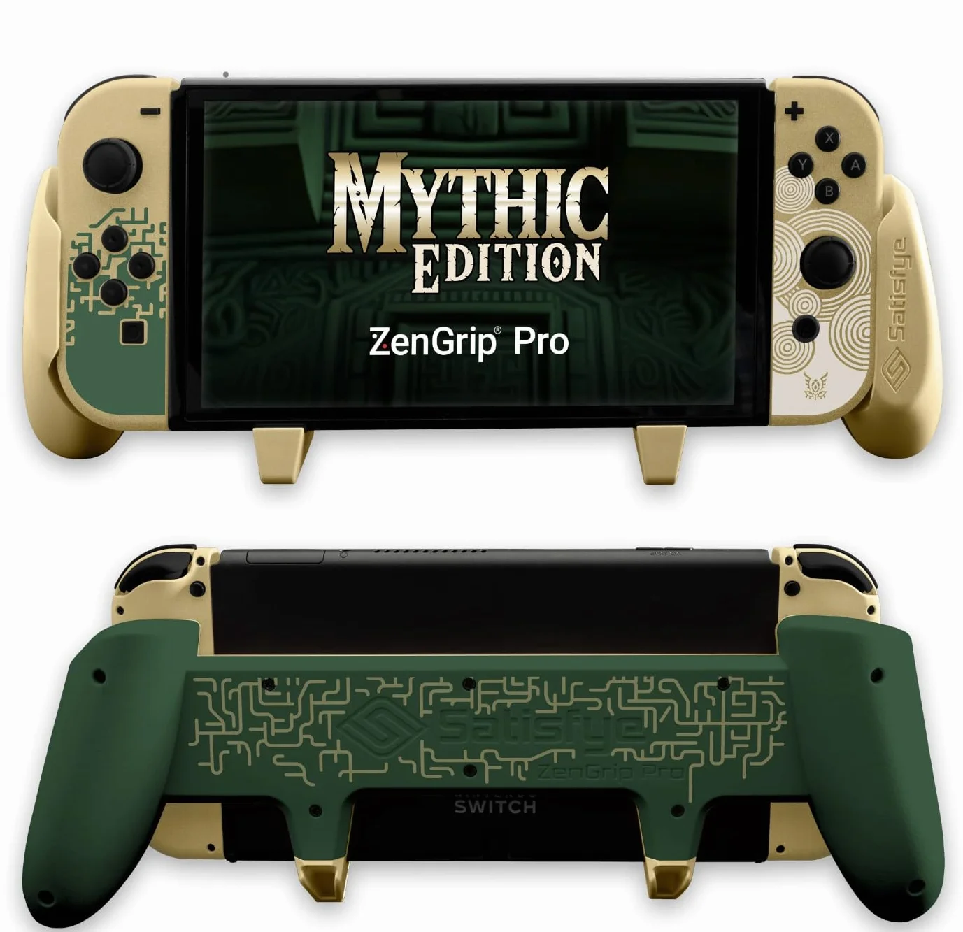 Satisfye - ZenGrip Pro Gen 3 OLED, un'impugnatura per interruttore compatibile con Nintendo Switch - Impugnatura comoda ed ergonomica, Joy Con e controllo interruttore. Accessori per interruttori n. 1