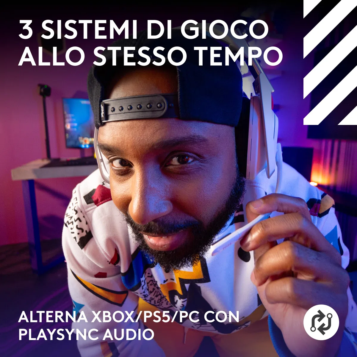 Logitech G Astro A50 X Wireless Gaming Headset with Microphone, PRO-G GRAPHENE, LIGHTSPEED, PLAYSYNC, Bluetooth, HDMI 2.1 Pass-Thru for Xbox Series X|S, PS5, PC, Nintendo Switch, White