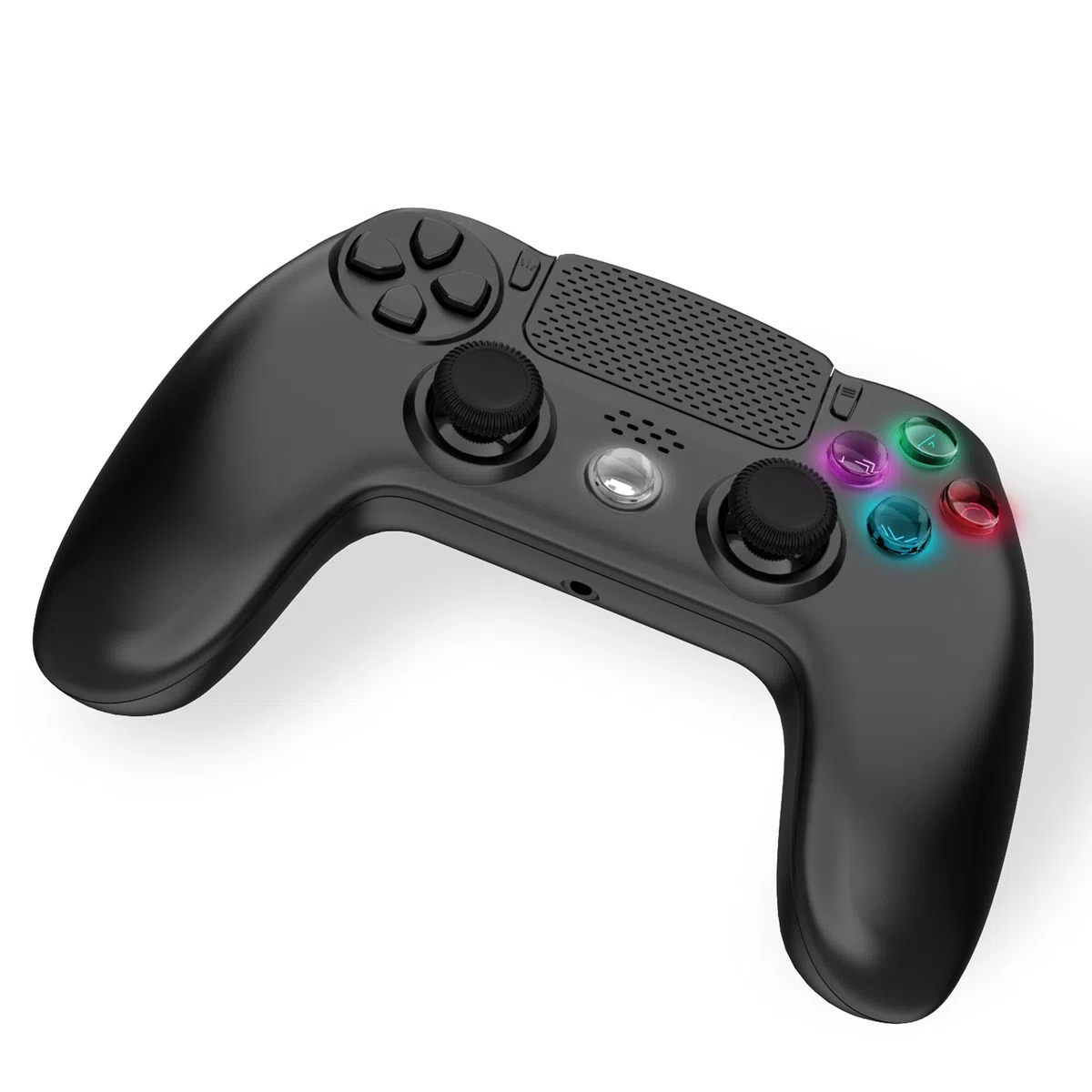 Freaks And Geeks - Wireless Controller for PS4 with 3,5mm jack slot - LED - Black