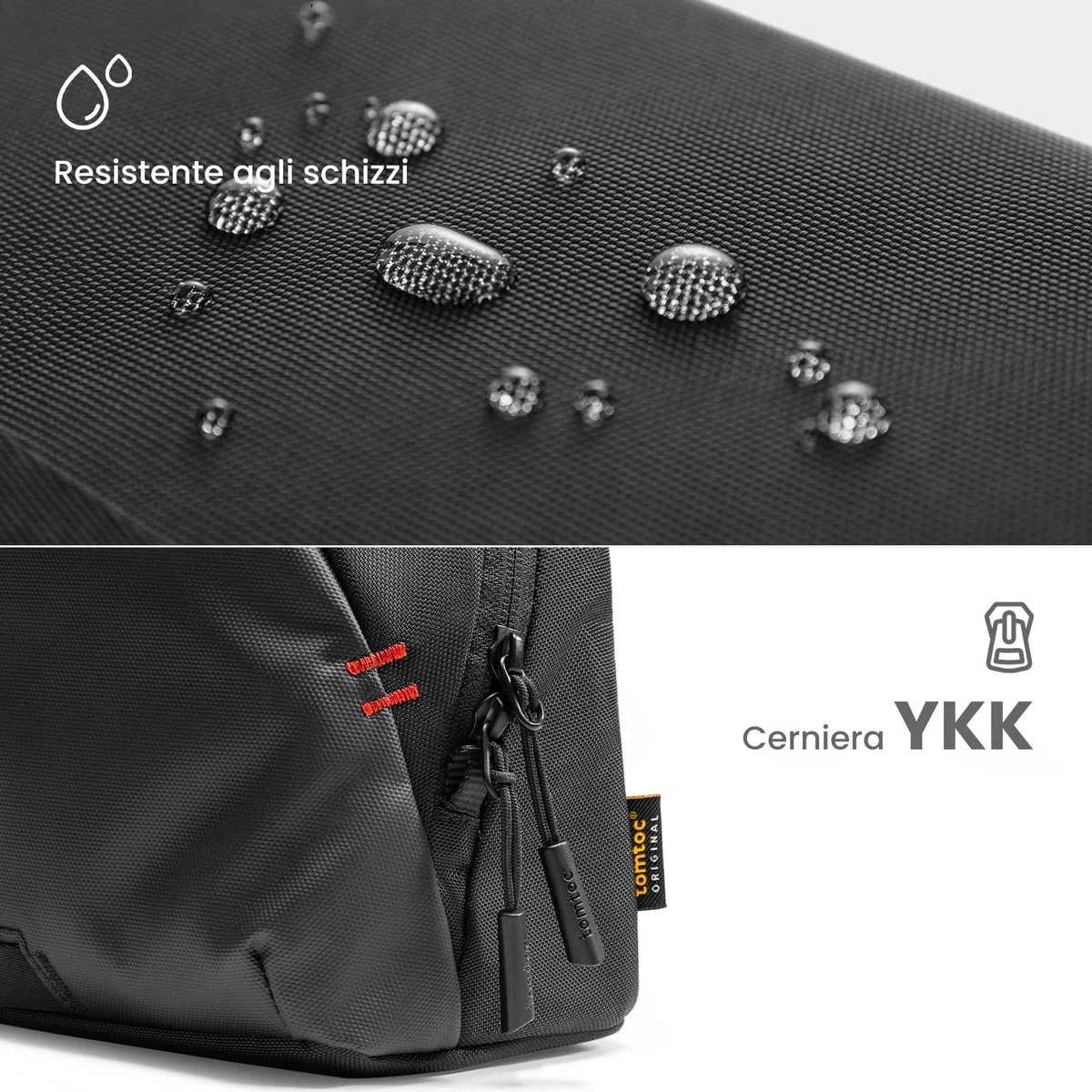 tomtoc Custodia per Steam Deck (OLED)/Nintendo Switch 2/ROG Xbox Ally (X)/MSI Claw 8/7 AI+ e Accessori, Borsa Leggera de Trasporto Scomparti Protettivi la Console, Alloggia Adattatore AC, Dock