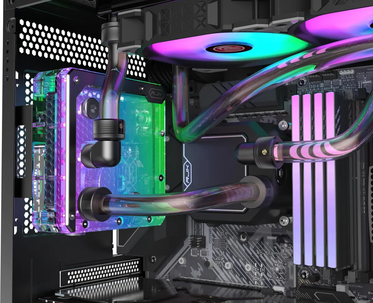 FORKIS DDC ULTRA CPU Wasserblock-Pumpen-Kombination schwarz