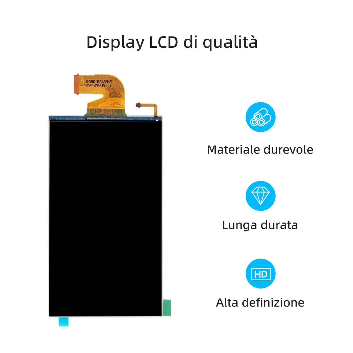 Wigearss Schermo LCD di Ricambio e Kit di Strumenti di Riparazione per Nintendo Switch