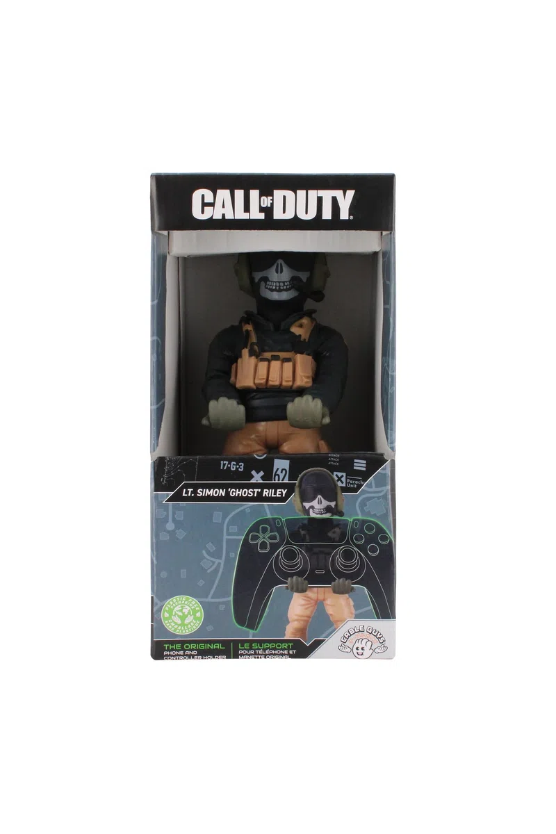 Cable Guys Exquisite Gaming Power Up Factory Call of Duty: Lt. Simon "Ghost" Riley Supporto per cellulare e controller di gioco
