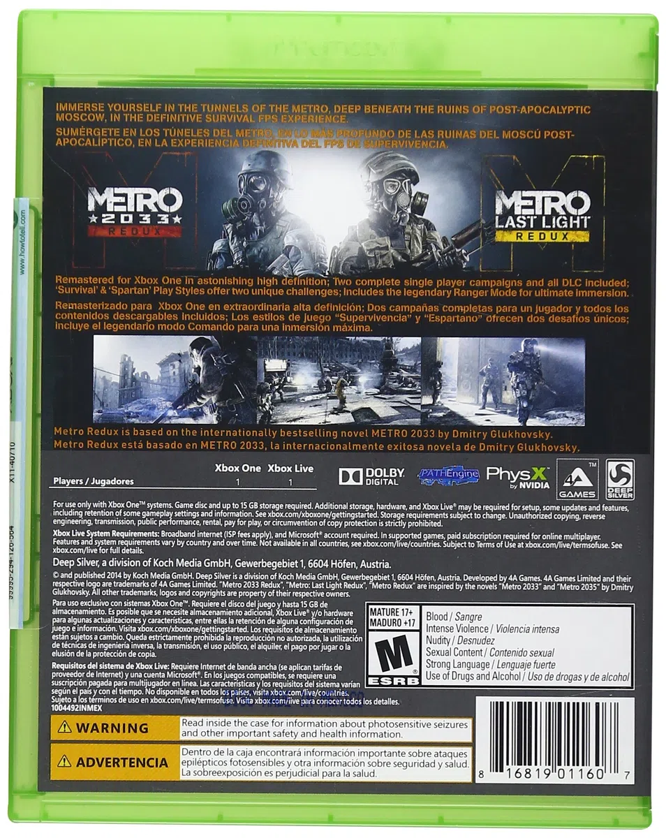 Metro Redux - Xbox One by Deep Silver