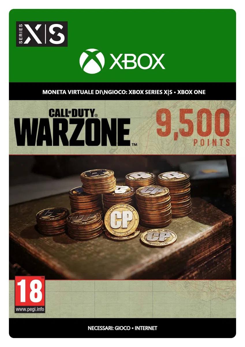 Call of Duty: Warzone Points - 9500 - Xbox One/Series XS - Codice download