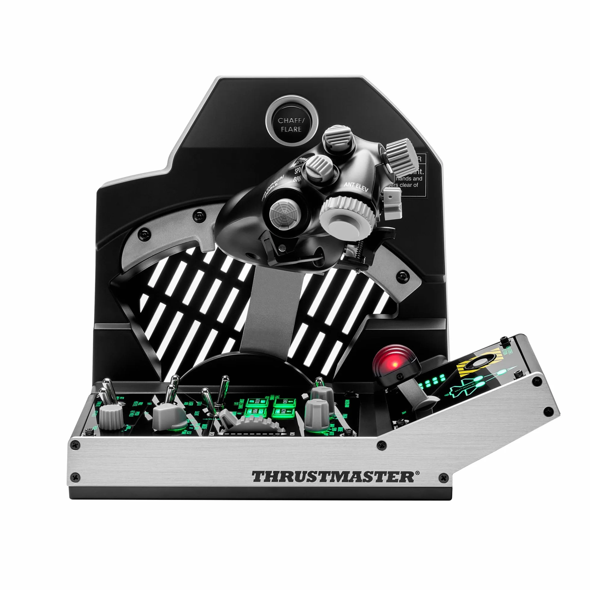 Thrustmaster Viper TQS Mission Pack per PC, Sistema Quadrante Manetta in Metallo, Manetta e Pannello di Controllo Inclusi, Precisione Effetto Hall