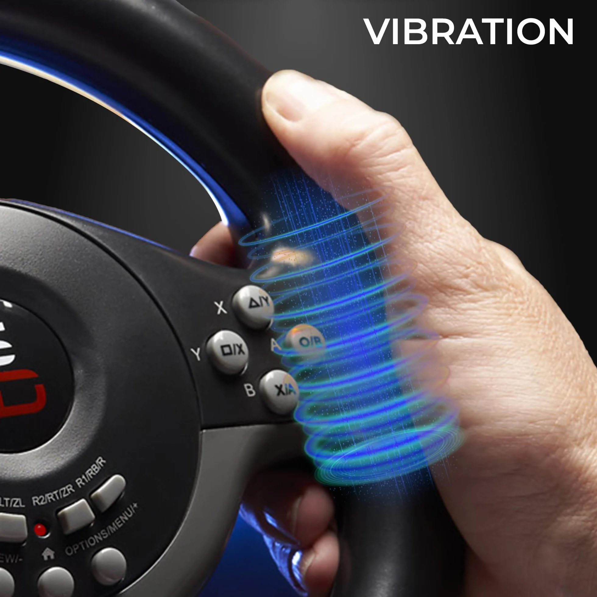 Subsonic Superdrive SV200 , Volante con pedali, Per PS4, XBOX ONE, PC, Switch e PS3, Non compatibile con PS5, Nero