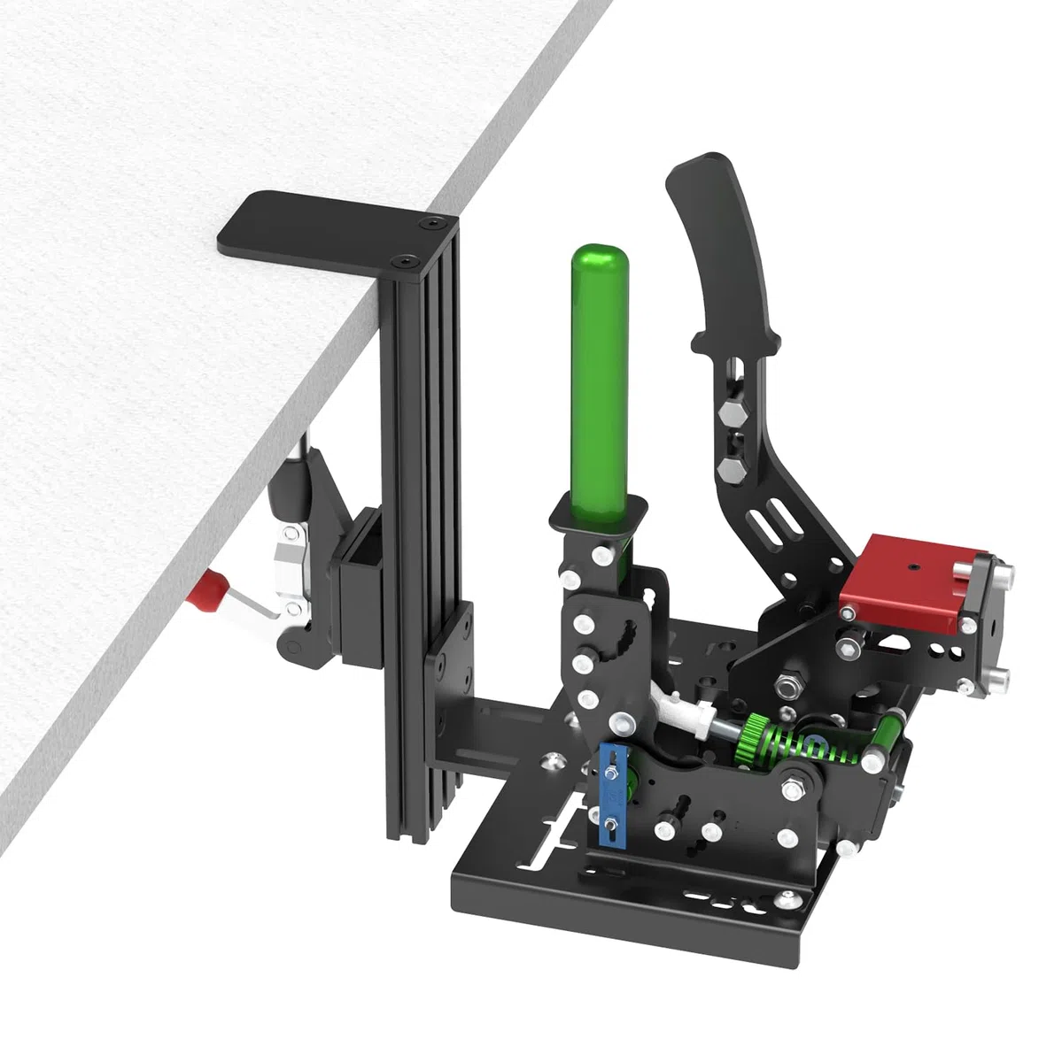 Supporto Universale da Scrivania per Cambio Sim e Freno a Mano Compatibile con Logitech G Driving Force, Thrustmaster TH8A e TSS, Fanatec ClubSport
