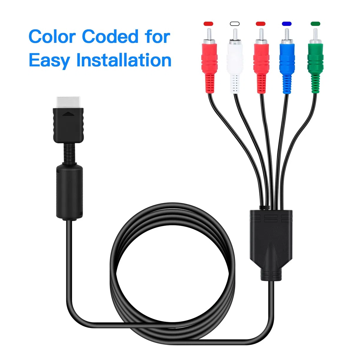 Component A/V Cable for Playstation 2 by Intec