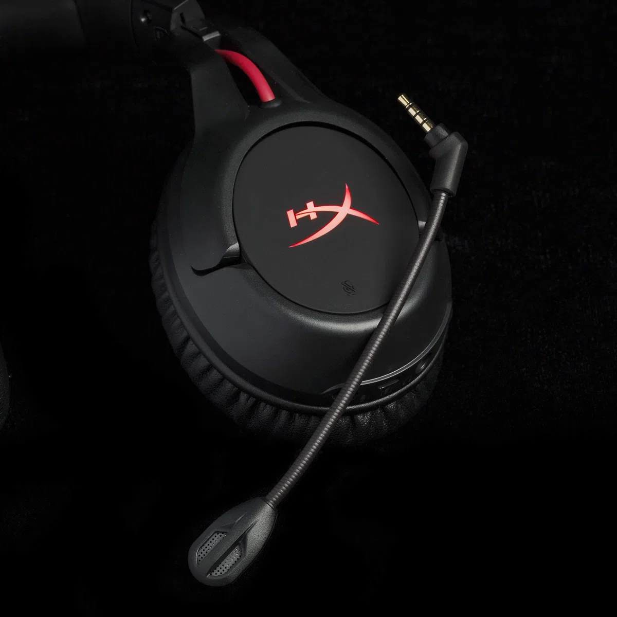 HyperX Cloud Flight Cuffie da Gaming Senza Filo 2,4 GHz Telaio Acciaio Autonomia 30 Ore PC PS4 PS5 Nero/Rosso