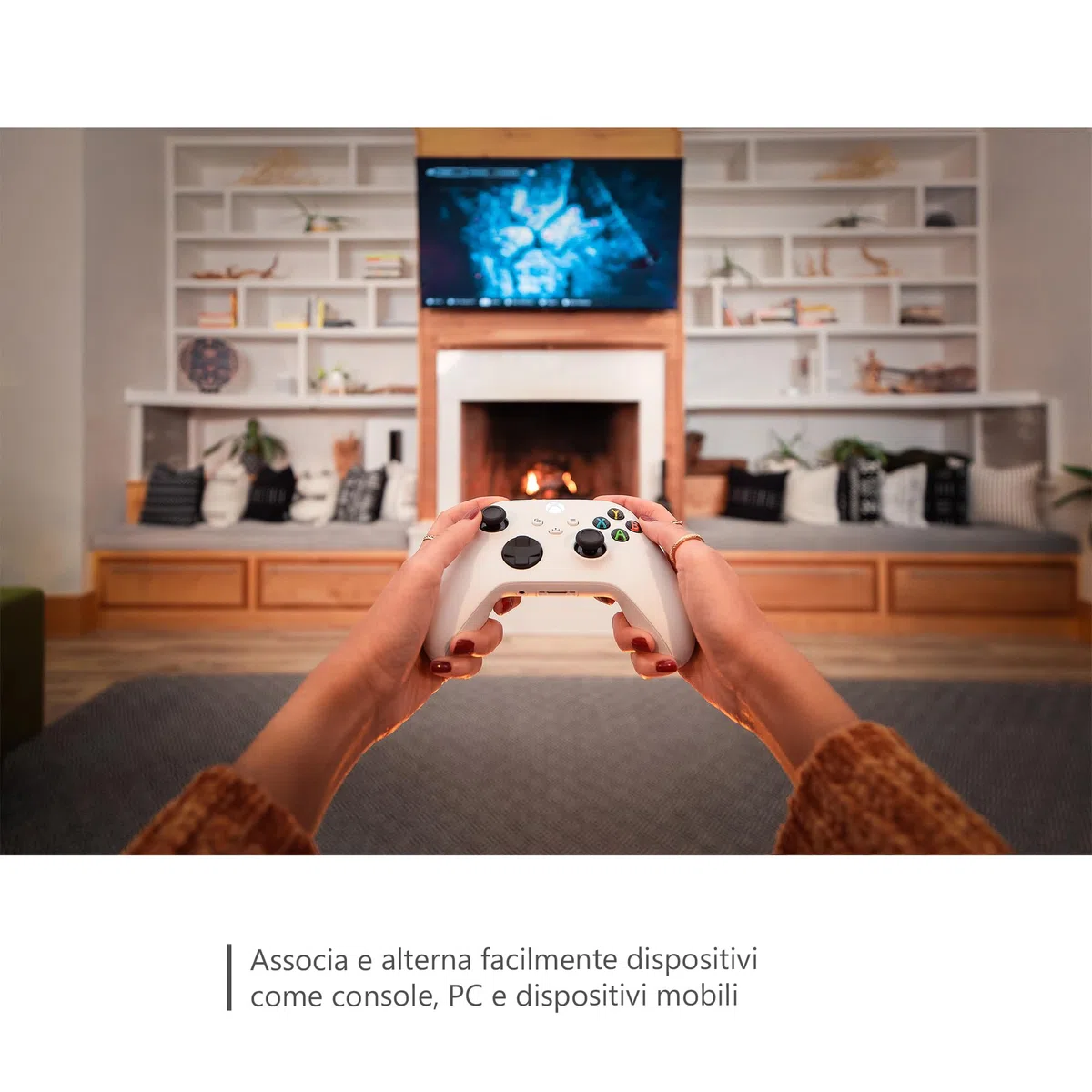 Xbox Wireless Controller Robot White for Series X|S, Windows 10/11, Android, iOS