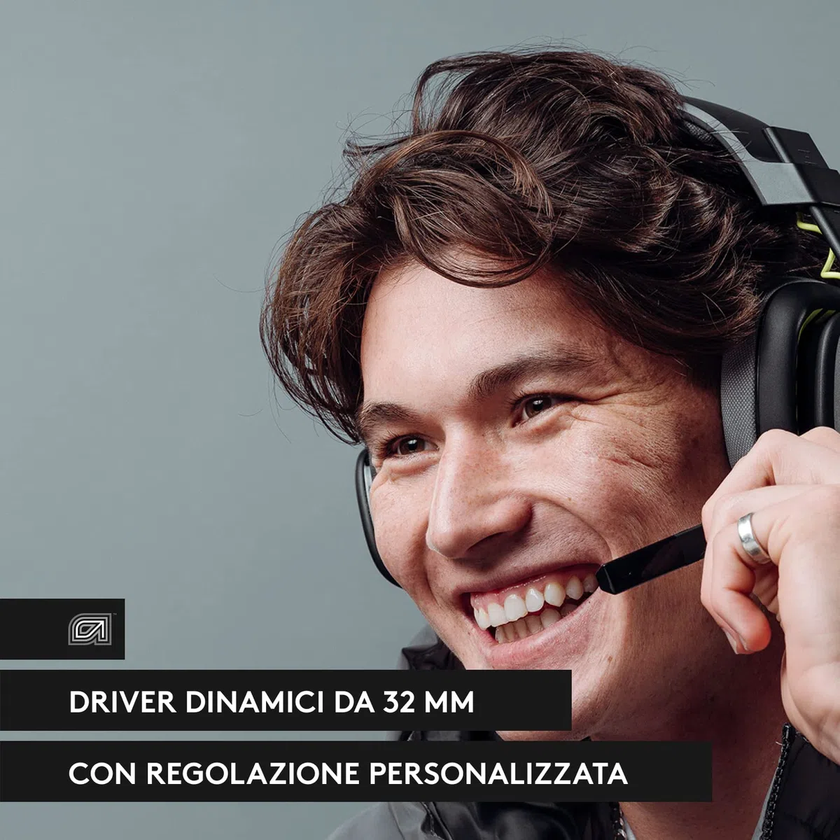 ASTRO A10 Cuffie Gaming Cablate Gen 2, Cuffie da Gioco Over-Ear con Microfono Flip-to-Mute, Leggere e Resistenti, Driver 32 mm, Compatibile con PS5, PS4, Nintendo Switch, PC - Nero