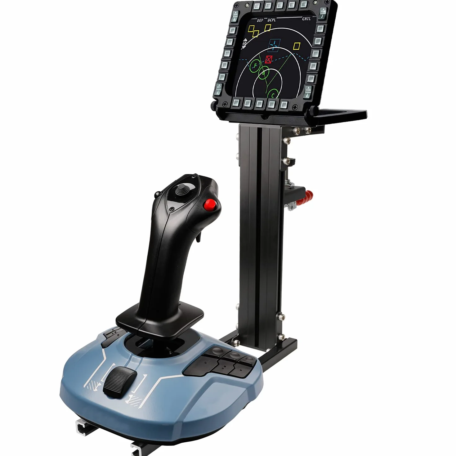 Hikig 2 Set Supporto da Scrivania per Joystick Volo, Logitech X52/X52 Pro/X56/X56 Rhino, Thrustmaster T-Flight Hotas/T.16000M Hotas/TCA Officer Pack, VKB Hotas