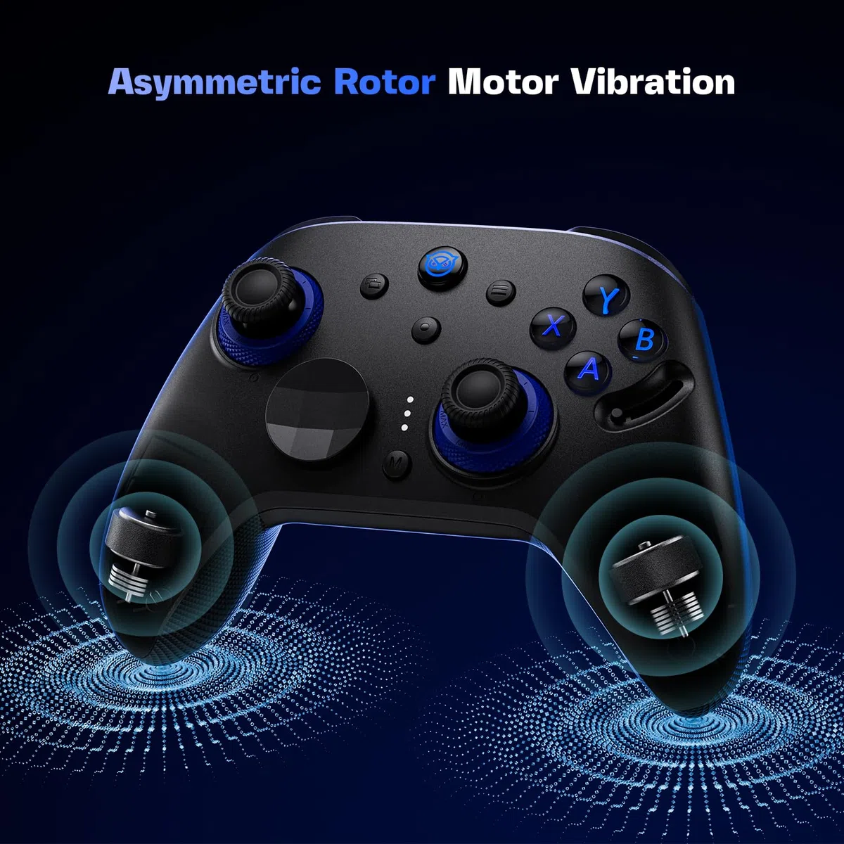 NYXI Controller per PC con TMR Joystick a Tensione Regolabile, ABXY Intercambiabili per Layout PC/Switch, Hall Grilletti Dual-Mode, 1200mAh Batteria, per PC/Switch/iOS/Android/TV, Versione Avanzata