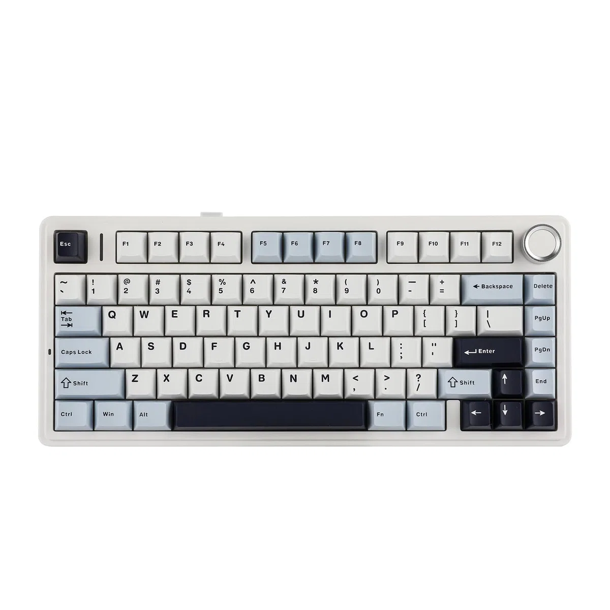 EPOMAKER Aula F75 Gasket Tastiera Meccanica 75% Wireless Bluetooth USB-C RGB NKRO LEOBOG Reaper Switch Light Blue
