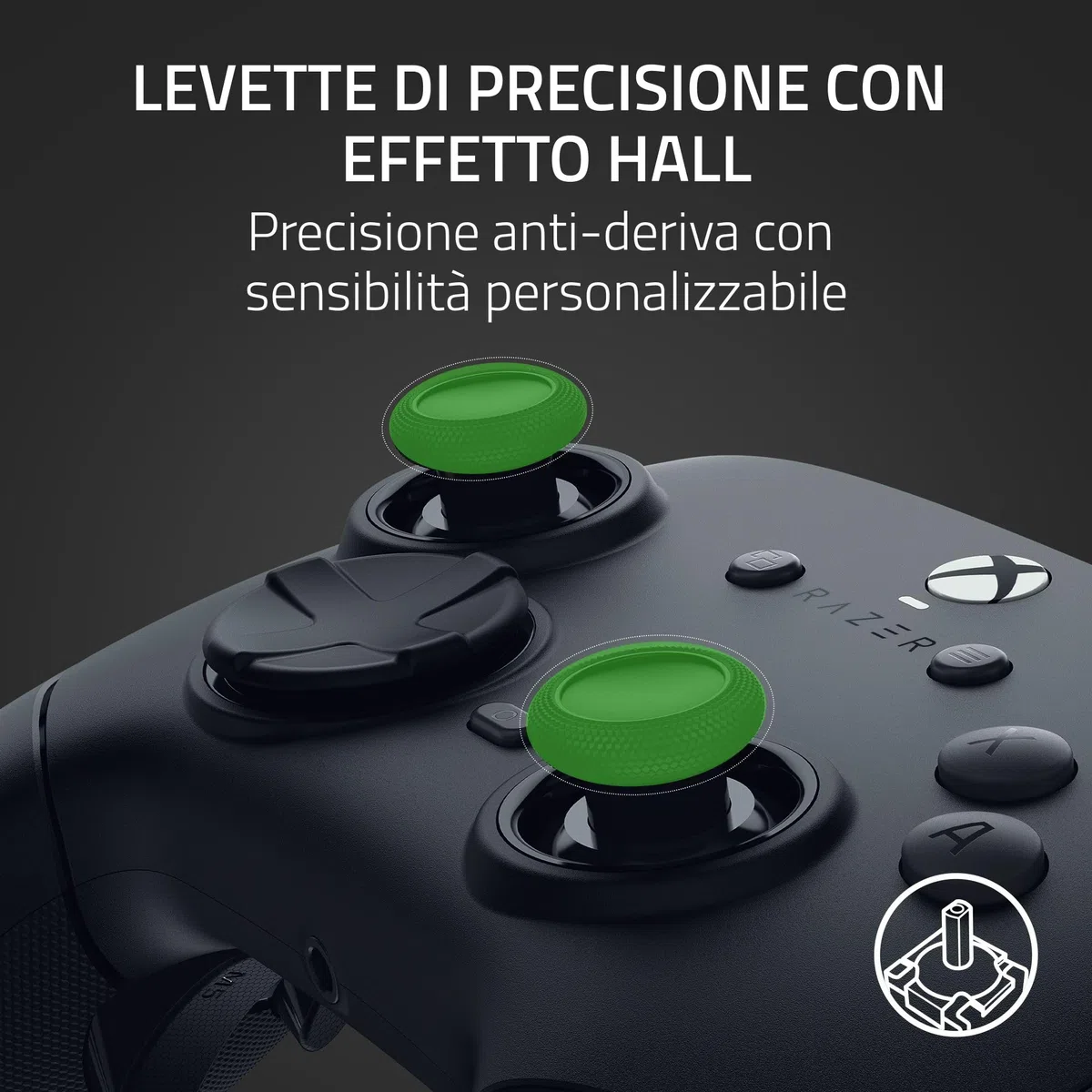 Razer Wolverine V3 Tournament Edition Controller cablato per Xbox X|S e PC Nero