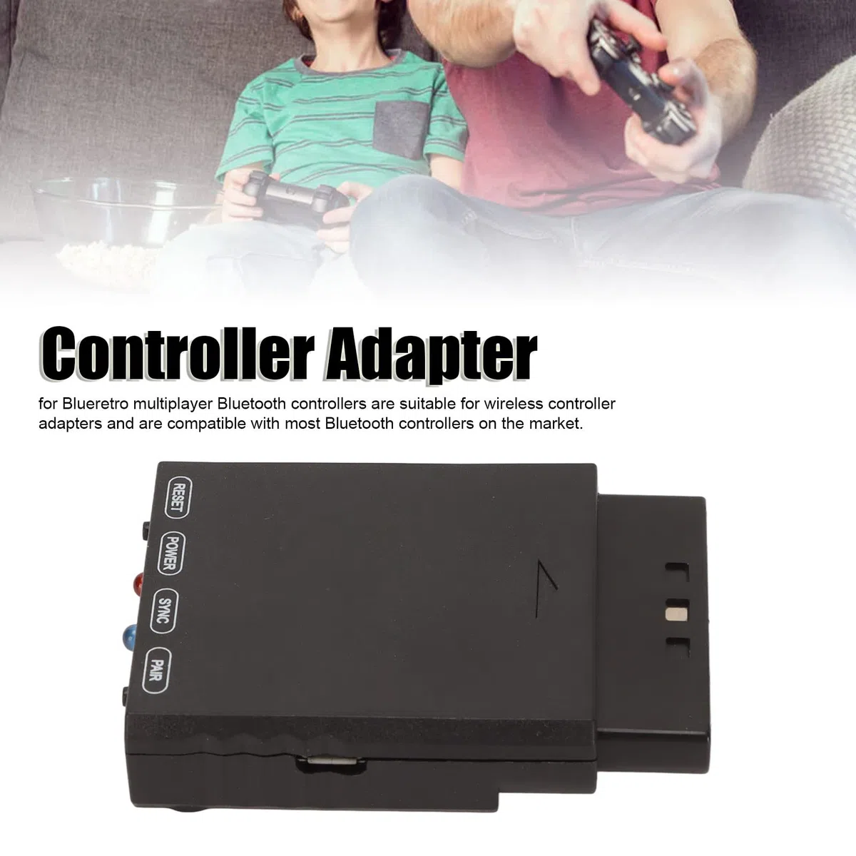 Vikye per Blueretro Multiplayer Controller Bluetooth, Adattatore per 8bitdo