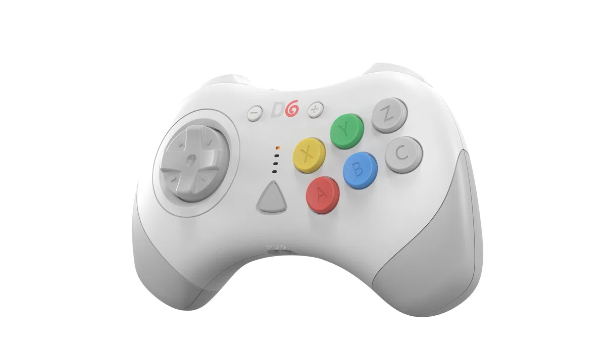 Retro Fighters D6 Dreamcast Wireless Controller for Switch/PC/Dreamcast, White